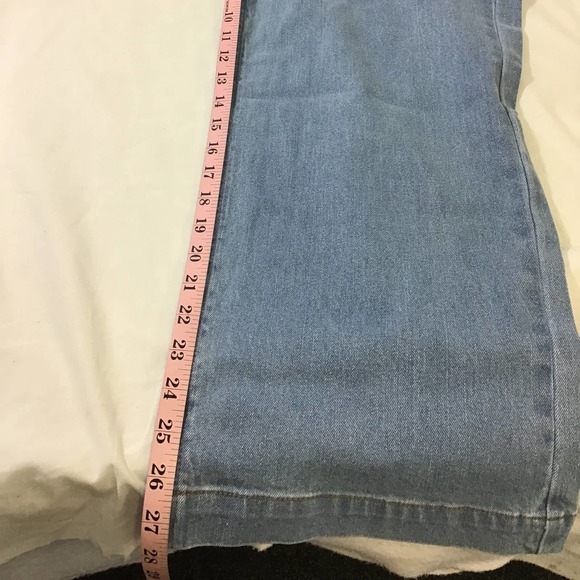 PRINCESS HIGHWAY 12 L light blue Emily denim cotton blend boot leg jeans - Picture 7 of 10